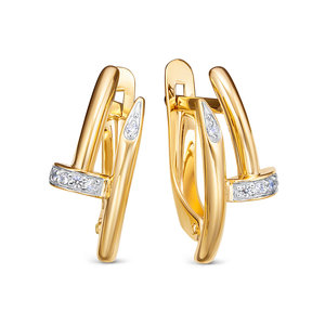 л1204714 Серьги Au 585