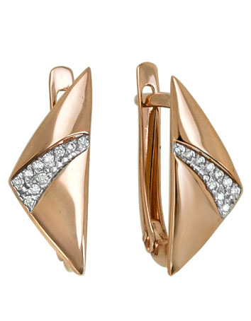 2-3834-001 Серьги Au 585