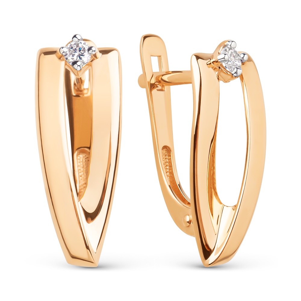 025992-1102 Серьги Au 585