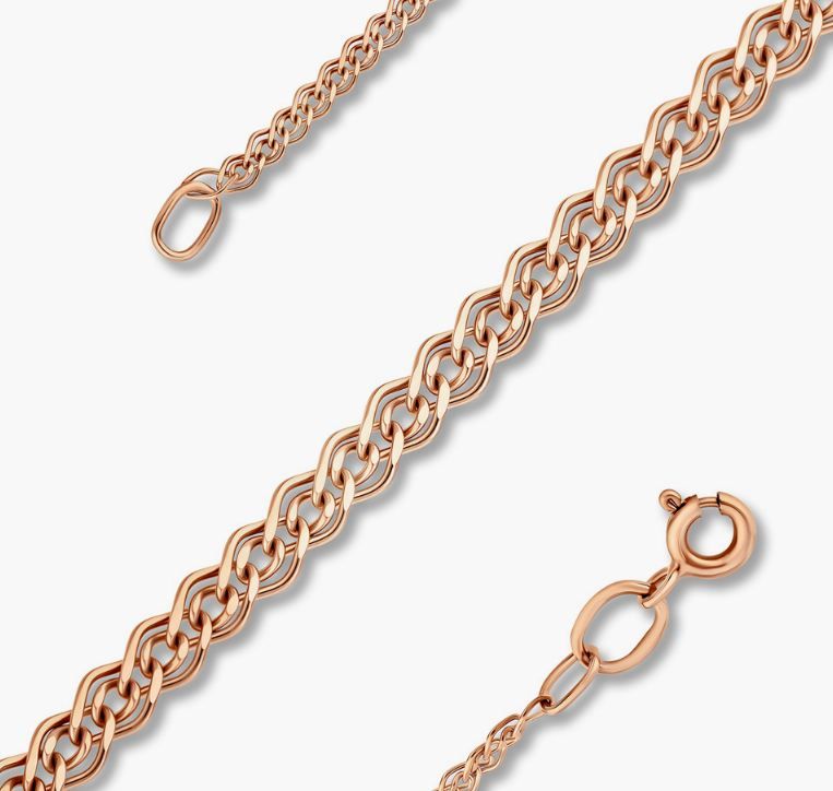 8040155лит Цепь Au 585