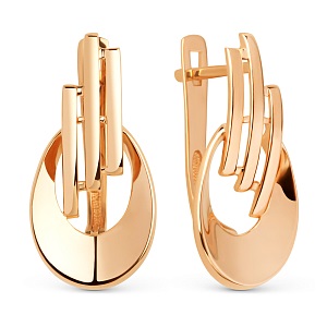 025502-1000 Серьги Au 585