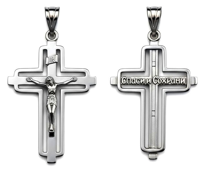 84524 Крест Ag 925