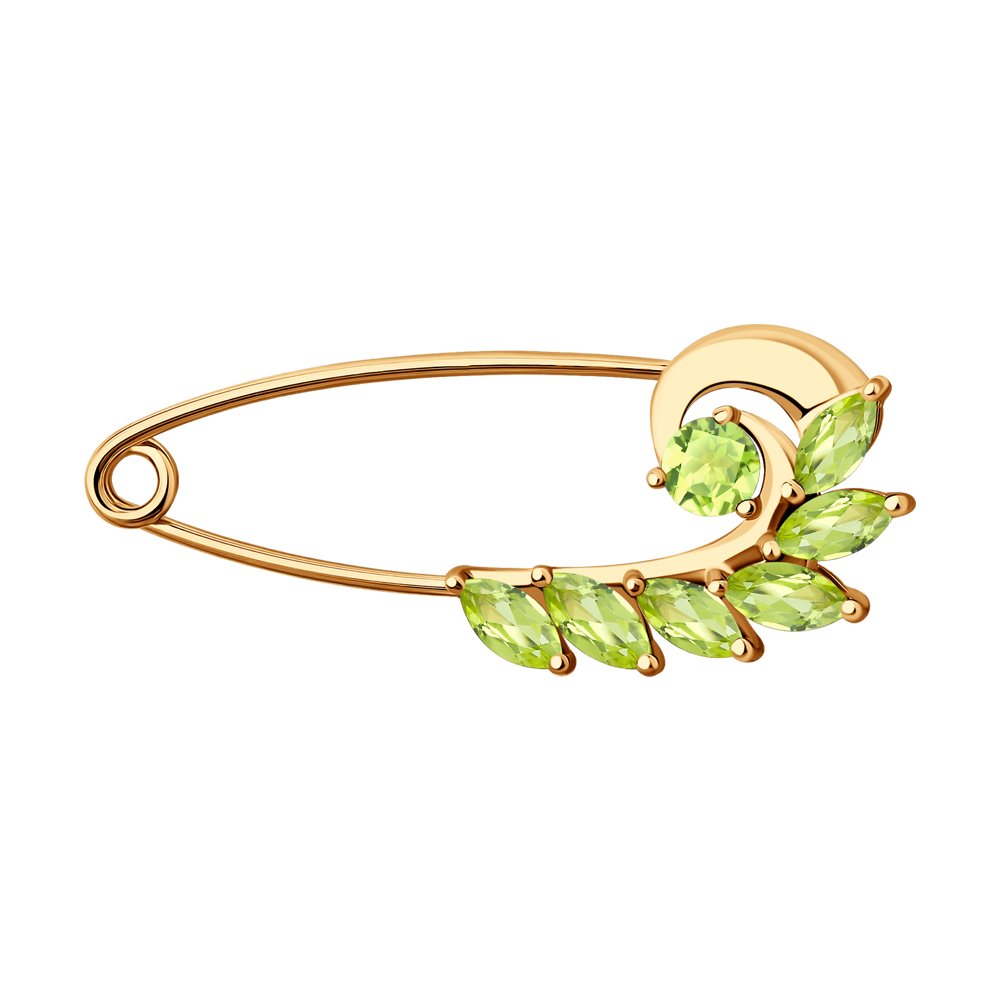 740110 Брошь Au 585