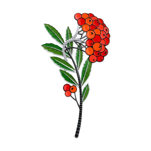 94049012 Брошь Ag 925