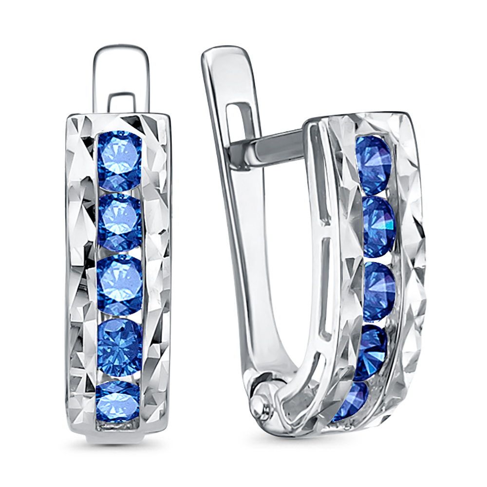 с121157а-2 Серьги Ag 925