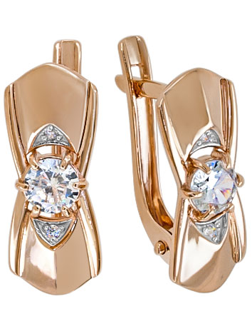 2-4308-001 Серьги Au 585