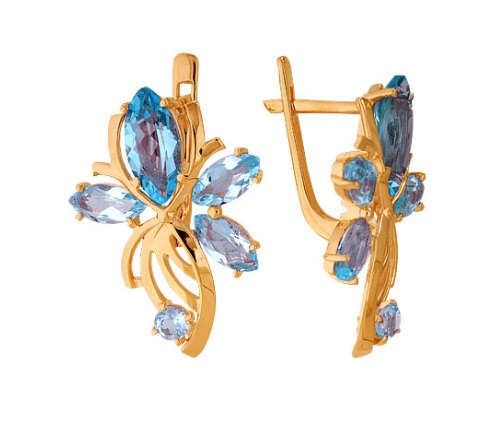 23003400-Тп Серьги Au 585