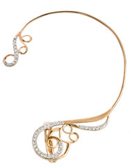 2-2110-001 Серьги каффы Au 585