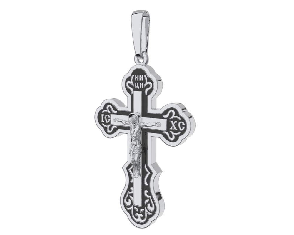 0800177-00875 Крест Ag 925