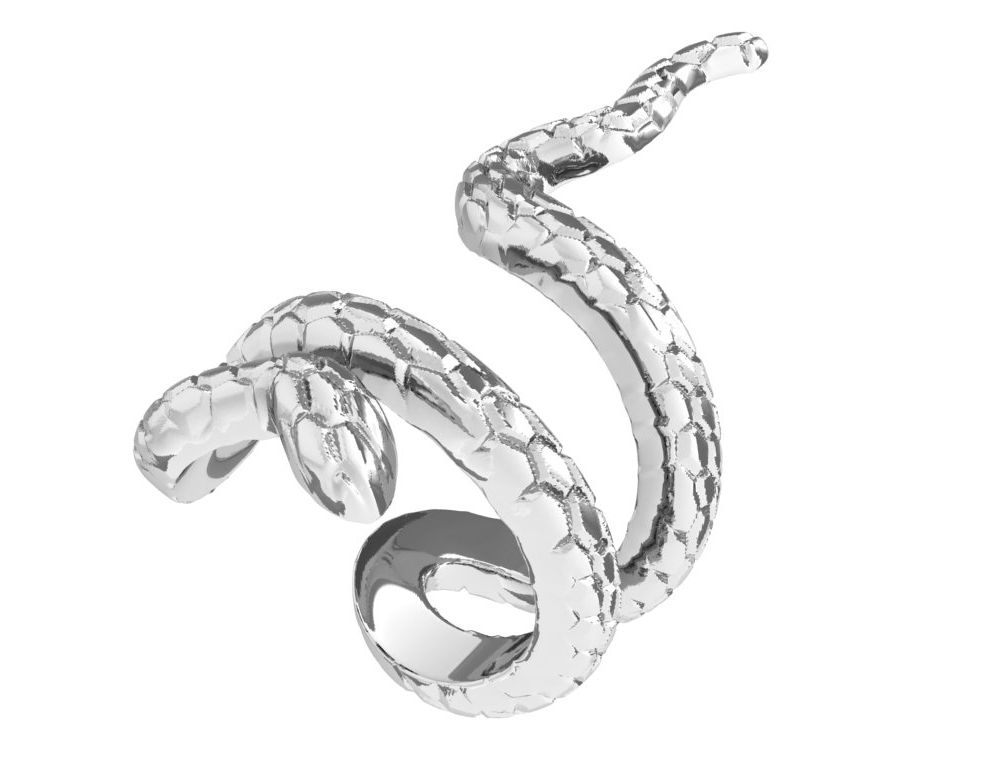 А0201626-00245 Серьги каффы Ag 925