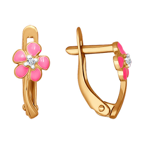 026516 Серьги Au 585