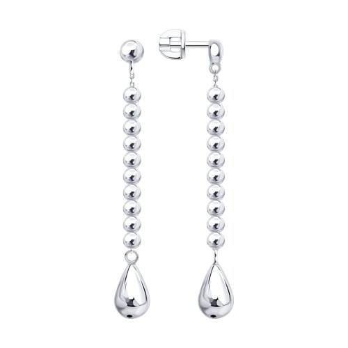 94027315 Серьги пусеты Ag 925