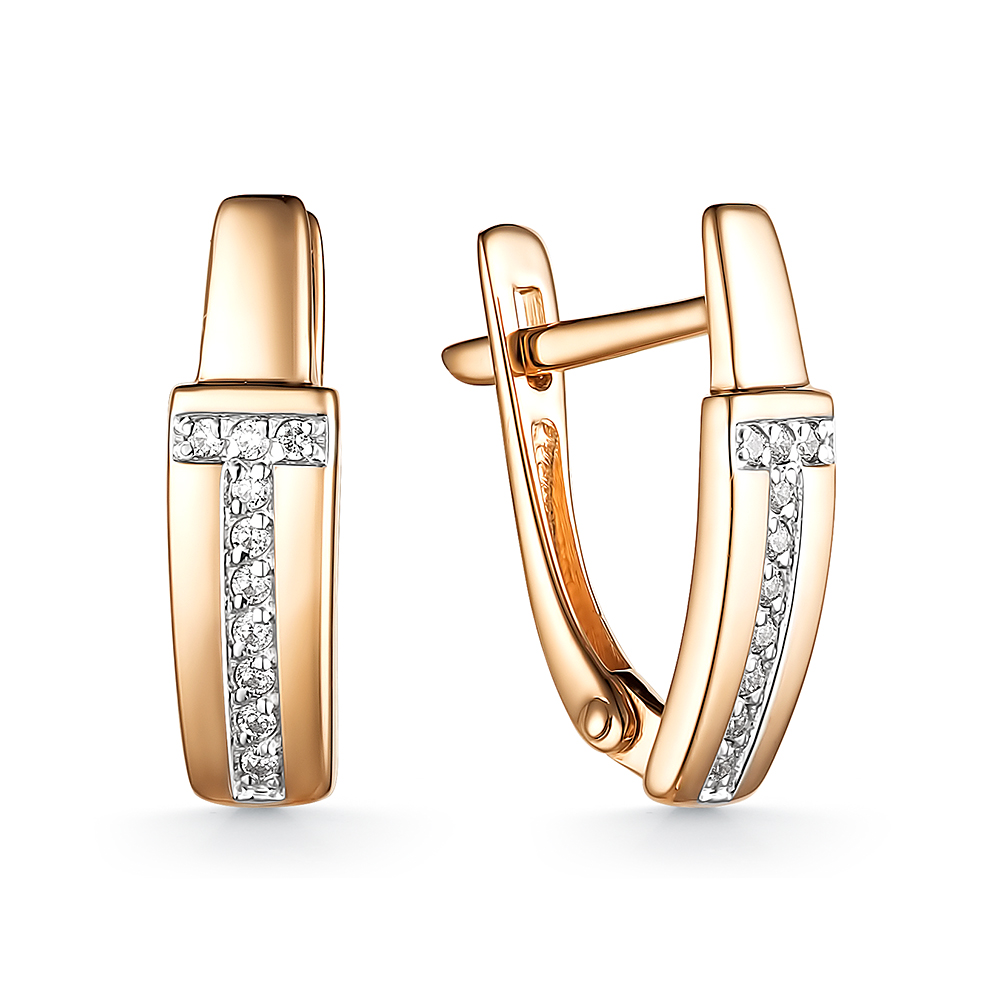 С4863 Серьги Au 585