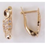 2с 1858 Серьги Au 585