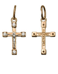 4-0657-001 Крест Au 585