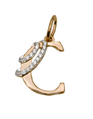 3-1415-001 Подвеска буква Au 585