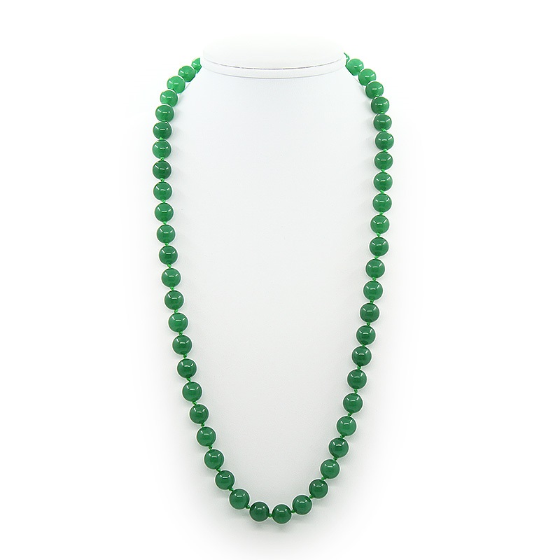 Хризопраз Бусы