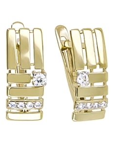 2-3804-001 Серьги Au 585