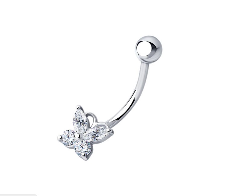 94060101 Пирсинг в пупок Ag 925
