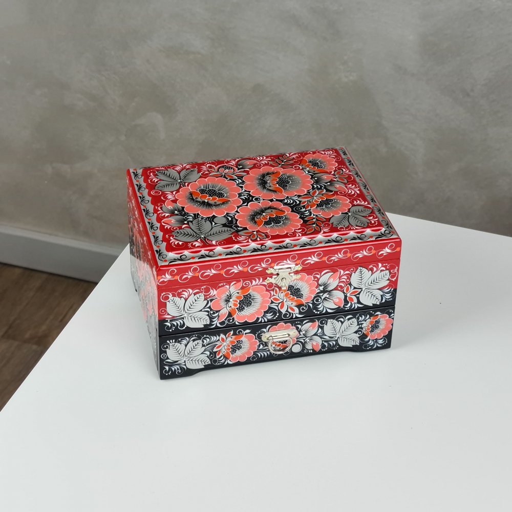 Р59кч Шкатулка деревянная