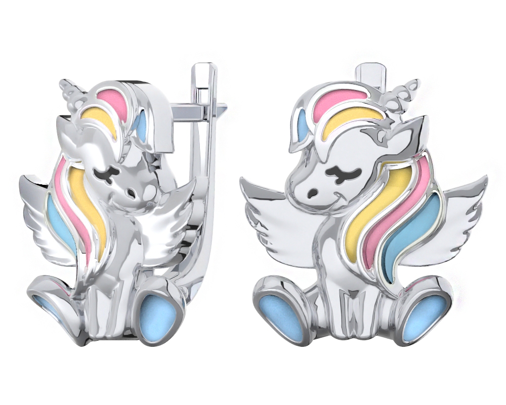 0201679-40875 Серьги Ag 925