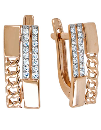 2-4323-001 Серьги Au 585