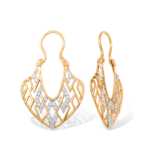 С1323959 Серьги Au 585