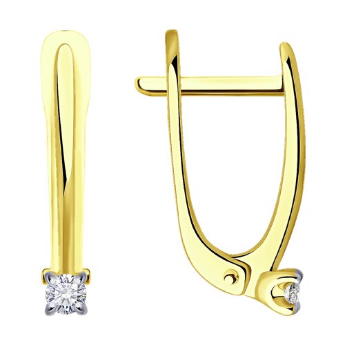 1021870-2 Серьги Au 585