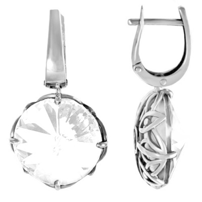 0040с-001 Серьги Ag 925