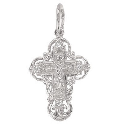 310098к Крест Ag 925