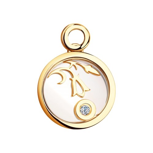 1030449 Подвеска Au 585