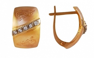 73016 Серьги Au 585