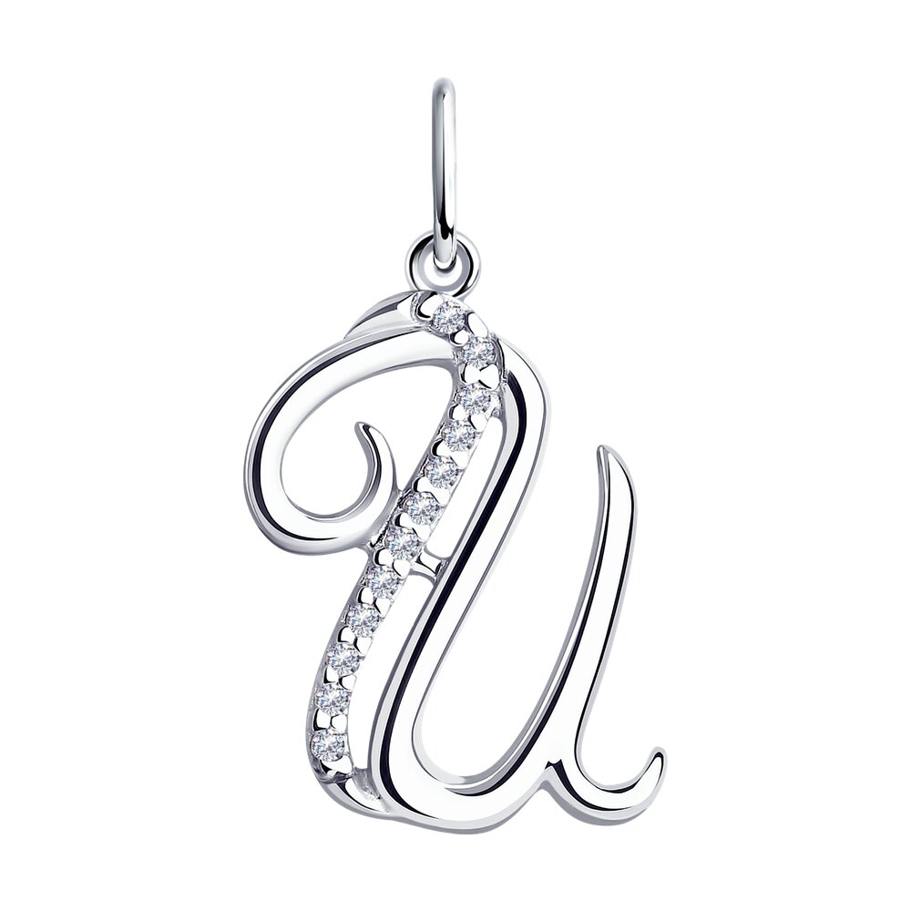 94-130-01423-1 Подвеска буква Ag 925