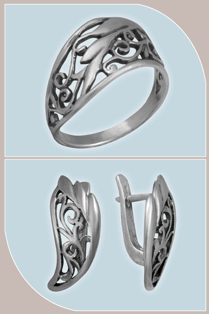 174 Кольцо Ag 925