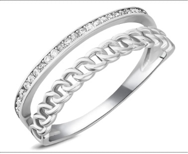 657182 Кольцо Ag 925