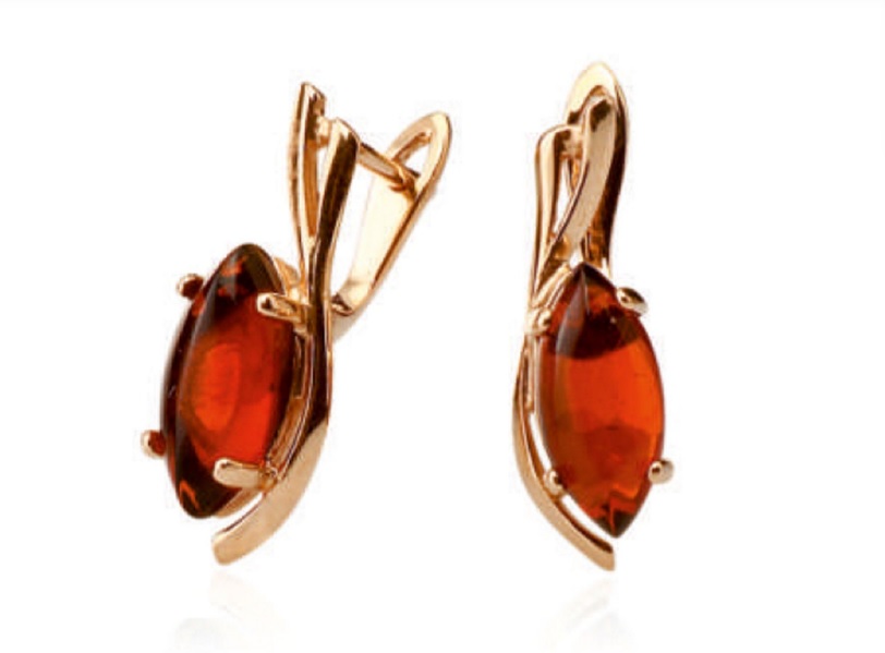 919040106aa Серьги Au 585