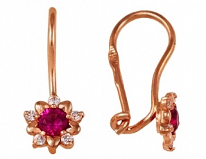 73052 Серьги Au 585