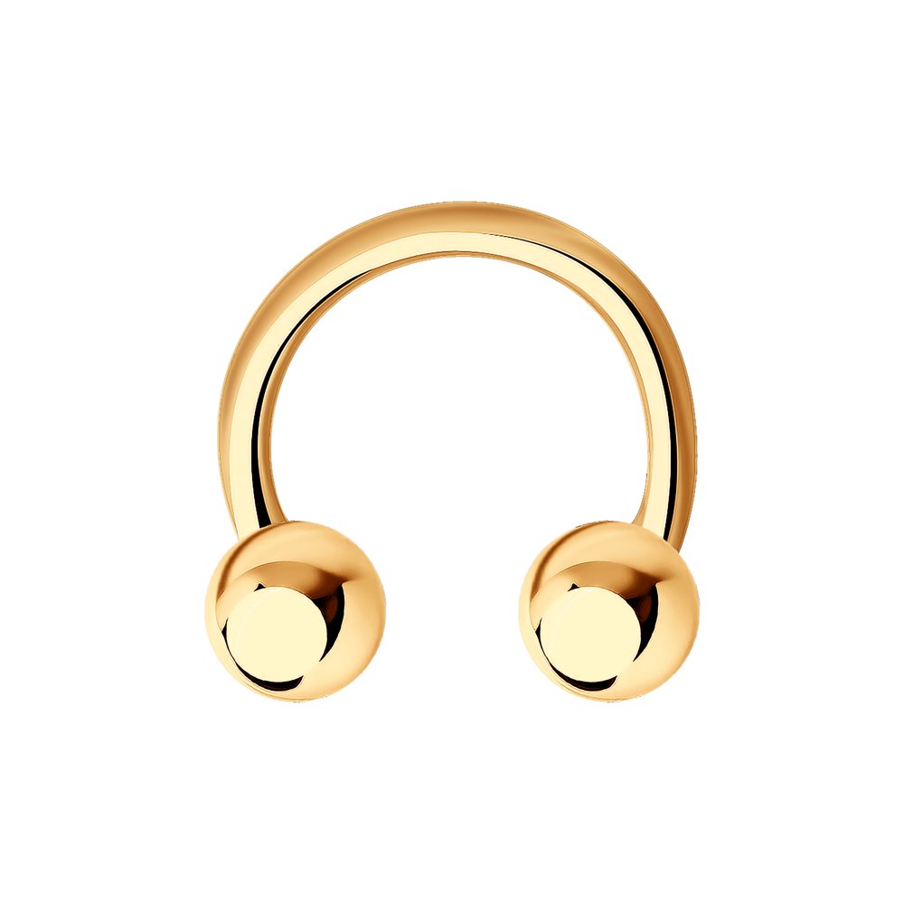 060055 Пирсинг в нос Au 585