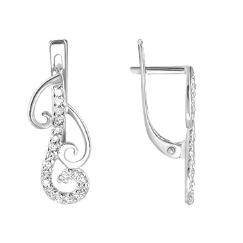 02-259 Серьги Ag 925