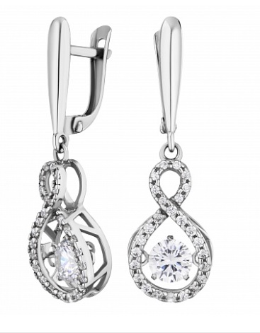 2129119,9 Серьги Ag 925