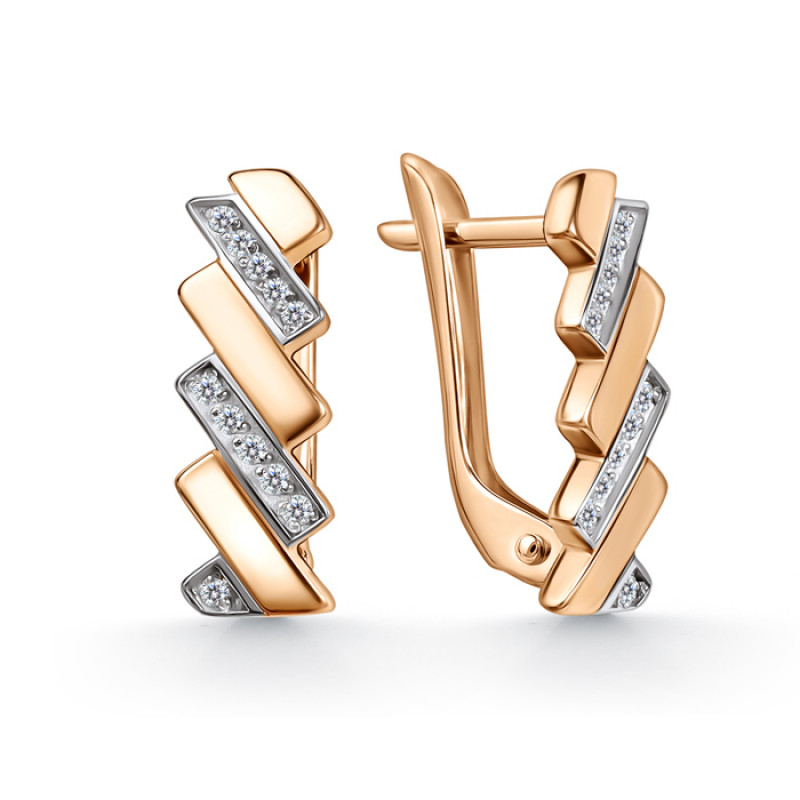 023599 Серьги Au 585