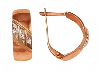 73011 Серьги Au 585