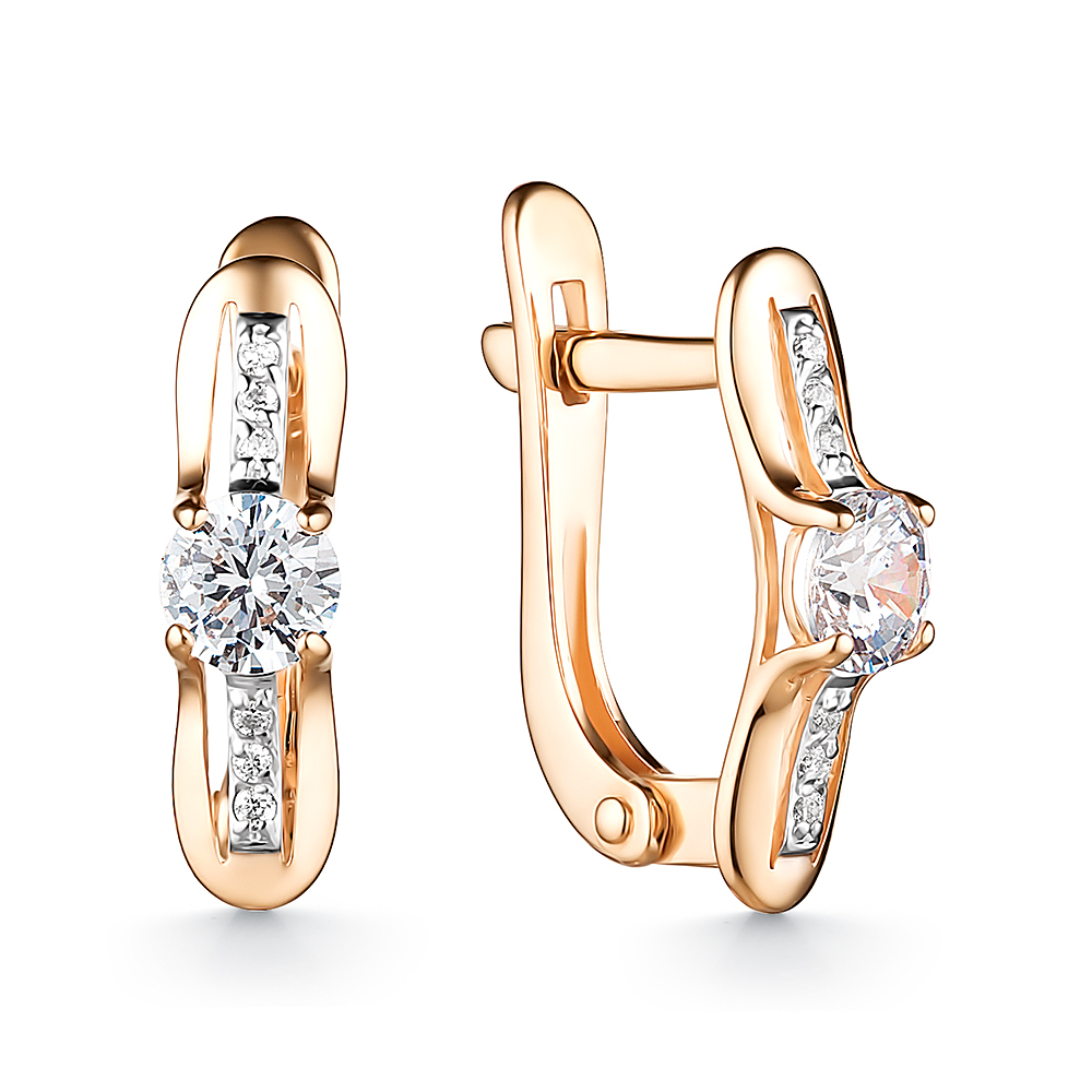 с1196V62 Серьги Au 585