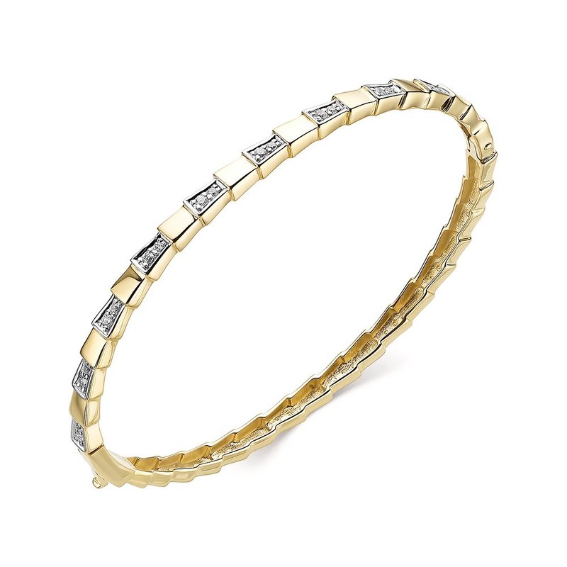 бр1364 Браслет обруч Au 585