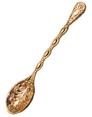 3-1048-000 Ложка оберег Au 585