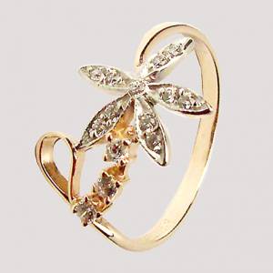 к192 Кольцо Au 585