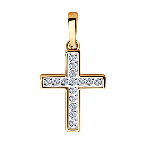 035850 Крест Au 585