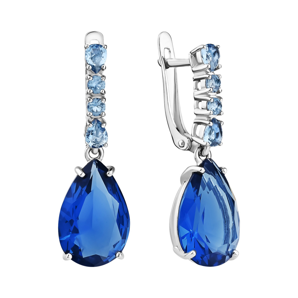 14-72-000Л-14094 Серьги Ag 925