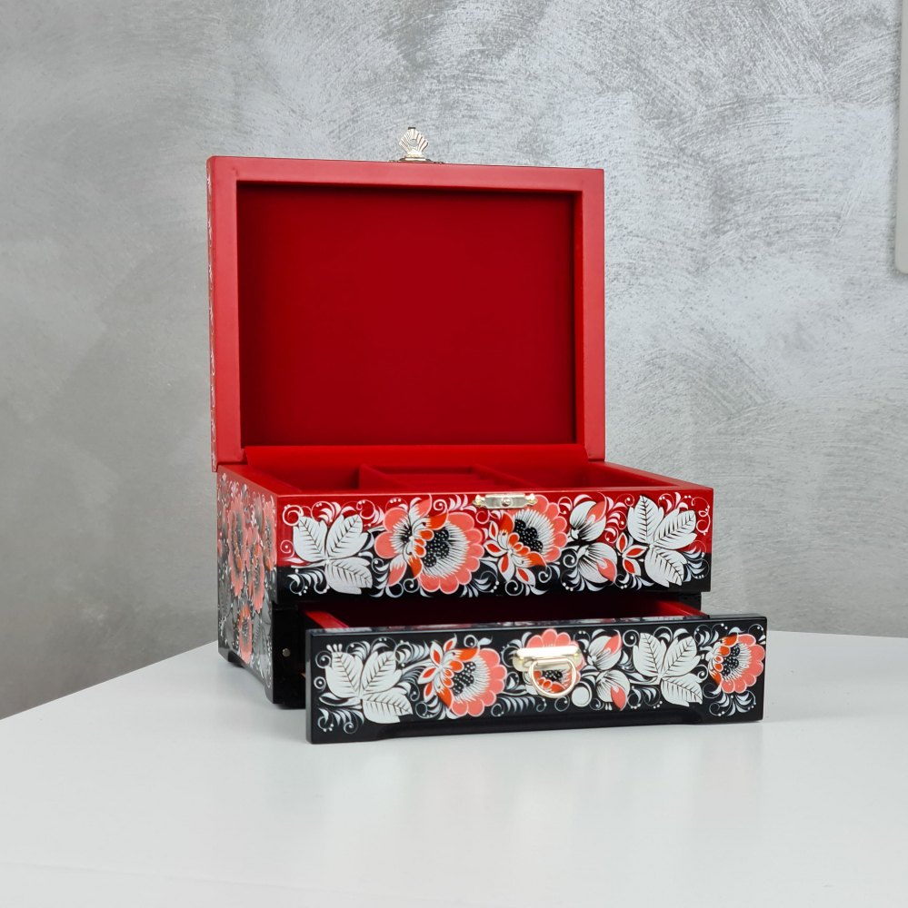 Р59кч Шкатулка деревянная