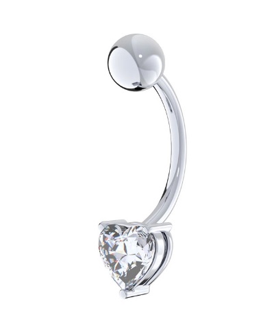 0600029-00775 Пирсинг в пупок Ag 925